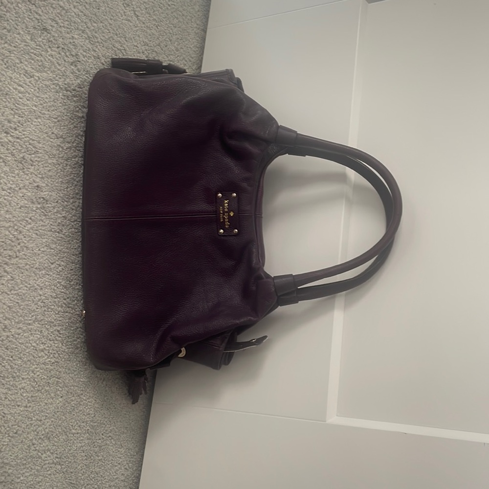 Kate Spade Macdougal Alley Purple Stevie Satchel